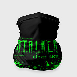 Бандана-труба Stalker clear sky radiation, цвет: 3D-принт