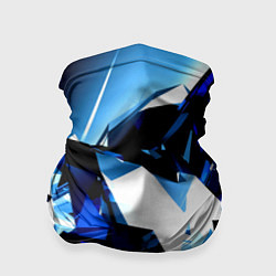 Бандана-труба Crystal blue form, цвет: 3D-принт