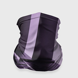 Бандана-труба Фиолетовая геометрия, цвет: 3D-принт