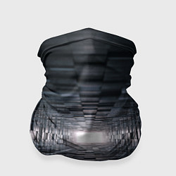 Бандана-труба Тёмная геометрия, цвет: 3D-принт