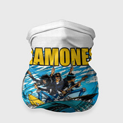 Бандана-труба Ramones rock away beach, цвет: 3D-принт