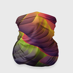 Бандана-труба Объемная цветная текстура, цвет: 3D-принт