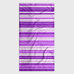 Бандана-труба Фиолетовые полосы, цвет: 3D-принт — фото 2