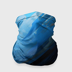 Бандана-труба Black blue style, цвет: 3D-принт