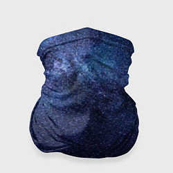 Бандана-труба Снежные горы и космос, цвет: 3D-принт