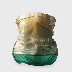 Бандана-труба Поводный мир и рыбы, цвет: 3D-принт