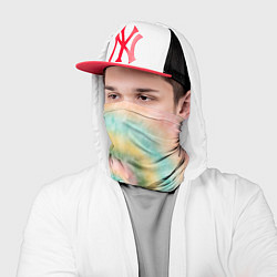 Бандана-труба Тай-дай болотный, цвет: 3D-принт — фото 2