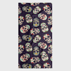 Бандана-труба Узор с черепами Pattern with skulls, цвет: 3D-принт — фото 2