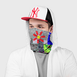 Бандана-труба Техника пэчворк, цвет: 3D-принт — фото 2