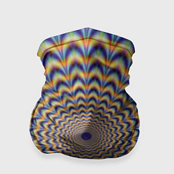 Бандана-труба Гипнотический рисунок, цвет: 3D-принт
