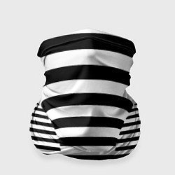 Бандана-труба Черно-белая иллюзия, цвет: 3D-принт