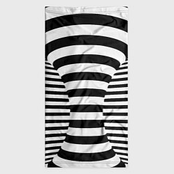 Бандана-труба Черно-белая иллюзия, цвет: 3D-принт — фото 2