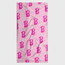 Бандана-труба Барби паттерн буква B, цвет: 3D-принт — фото 2