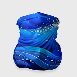 Бандана-труба Волны - текстура от нейросети, цвет: 3D-принт
