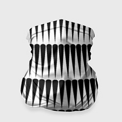 Бандана-труба Объемная полосатая геометрия, цвет: 3D-принт