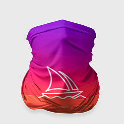 Бандана-труба Midjourney Логотип с фоном, цвет: 3D-принт
