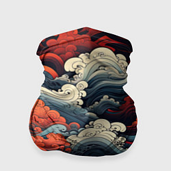 Бандана-труба Японское море, цвет: 3D-принт