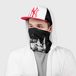 Бандана-труба Badman маска черепа, цвет: 3D-принт — фото 2