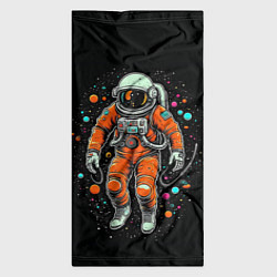 Бандана-труба Космонавт в оранжевом скафандре, цвет: 3D-принт — фото 2