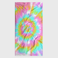 Бандана-труба Tie-Dye кислотный в стиле барби, цвет: 3D-принт — фото 2