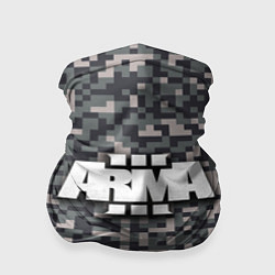 Бандана-труба Арма 3 - хаки, цвет: 3D-принт