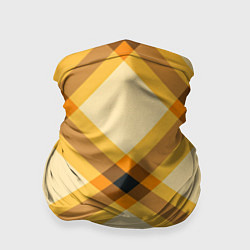 Бандана Желтая шотландская клетка