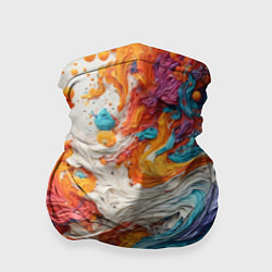 Бандана-труба Абстракция из гуаши, цвет: 3D-принт