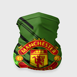 Бандана-труба ФК Манчестер Юнайтед спорт, цвет: 3D-принт