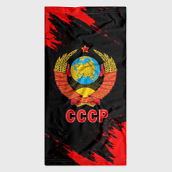 Бандана-труба СССР красные краски, цвет: 3D-принт — фото 2