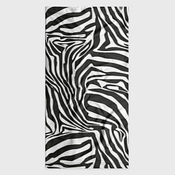 Бандана-труба Шкура зебры черно - белая графика, цвет: 3D-принт — фото 2