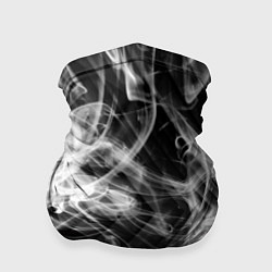 Бандана-труба Серый дым узоры, цвет: 3D-принт