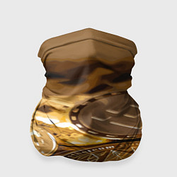 Бандана-труба Виртуальные монеты, цвет: 3D-принт