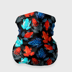 Бандана-труба Тропические лягушки, цвет: 3D-принт