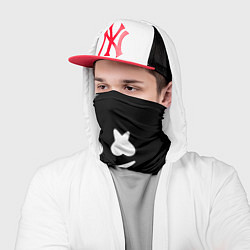 Бандана-труба Marshmello black collection, цвет: 3D-принт — фото 2