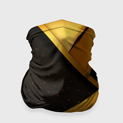 Бандана-труба Золотистая текстура абстракт, цвет: 3D-принт