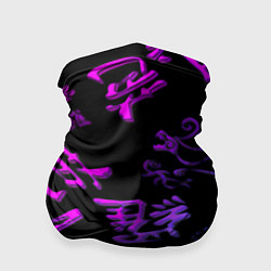 Бандана-труба Tokyos Revenge neon logo, цвет: 3D-принт