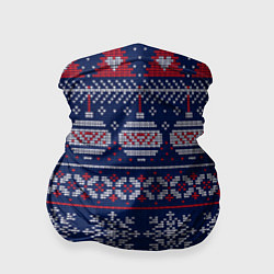 Бандана-труба New Years sweater, цвет: 3D-принт