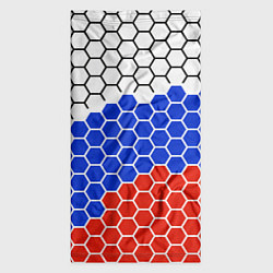 Бандана-труба Флаг России из гексагонов, цвет: 3D-принт — фото 2