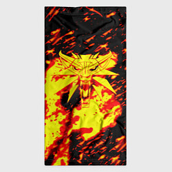 Бандана-труба Ведьмак огненное лого, цвет: 3D-принт — фото 2