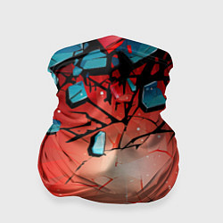 Бандана-труба Взрыв камне абстракция, цвет: 3D-принт