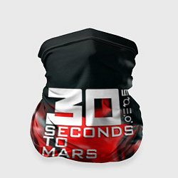 Бандана-труба Seconds to mars fire, цвет: 3D-принт