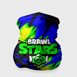 Бандана-труба Brawl stars кислотное лого, цвет: 3D-принт