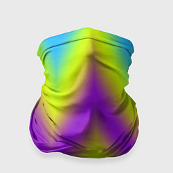 Бандана-труба Неоновый зигзаг, цвет: 3D-принт