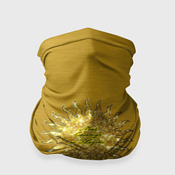 Бандана-труба Солнце моей жизни золото, цвет: 3D-принт