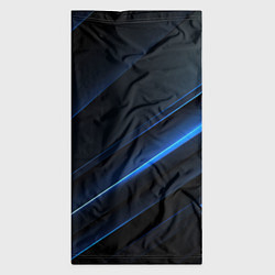 Бандана-труба Темно-синий абстрактный фон абстракция, цвет: 3D-принт — фото 2