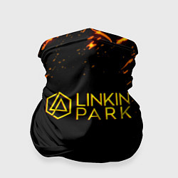 Бандана-труба Linkin park огненный стиль, цвет: 3D-принт