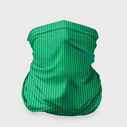 Бандана-труба Паттерн салатовый шестигранник, цвет: 3D-принт