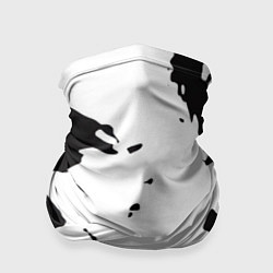 Бандана-труба Черный силуэт Брэд Питт, цвет: 3D-принт
