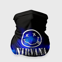 Бандана-труба Nirvana flame ghost steel, цвет: 3D-принт