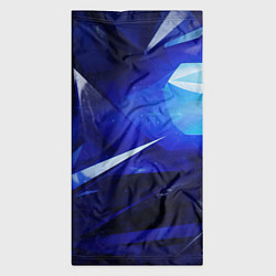 Бандана-труба Black and blue abstract background sport style, цвет: 3D-принт — фото 2